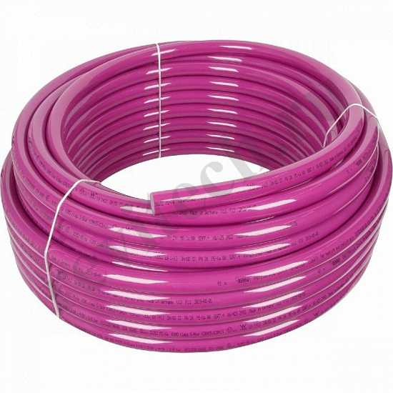 Труба из сшитого полиэтилена Rehau RAUTITAN Pink Plus DN32 x 4,4 PN10 (кусок 5м) PE-Xa / EVOH, розов (артикул 13360721050~кус5)