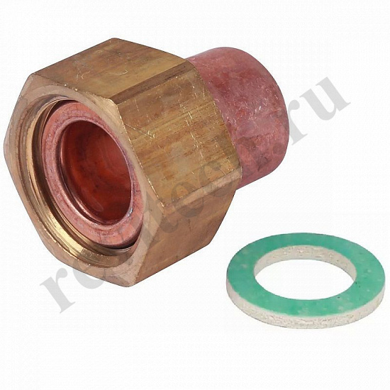 Переходник 15-3/4", Sanha SA 5359G, пайка-резьба, вн., медь, с накид.гайкой (артикул 153591534)